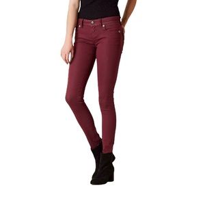 Cabi mid-rise maroon pants